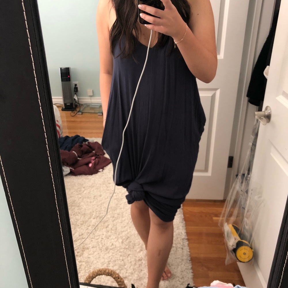 Blue maxi dress